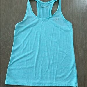 Under Armour Racerback Tank Sz S Turquoise Space Dyed